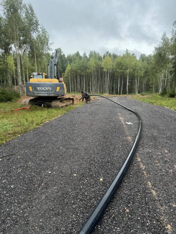 Строительство водопровода и газовой сети